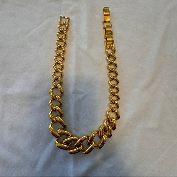 J.Crew Chunky Square Chainlink Necklace - Picture 3 of 4